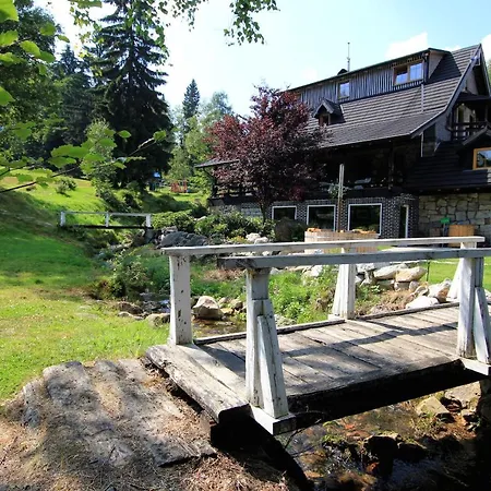 Borszowka By The Creek Exclusive, With Access To A Pool, Sauna, And Hot Tub Holiday home Szklarska Poreba