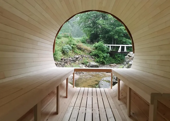 Borszowka By The Creek Exclusive, With Access To A Pool, Sauna, And Hot Tub * Szklarska Poreba